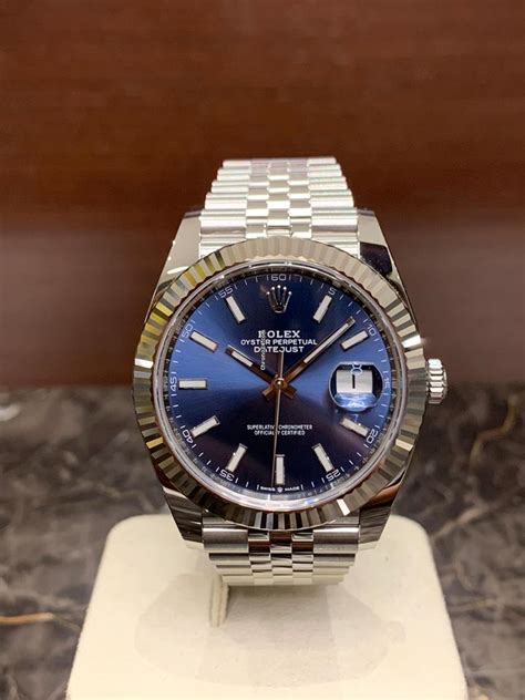 Rolex Datejust in Blau kaufen 